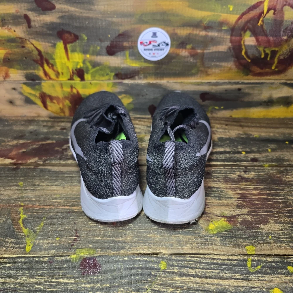 Nike‎ Zoom Fly Flyknit AR4562-081 Black Gunsmoke Running Shoes Womens Size 6.5